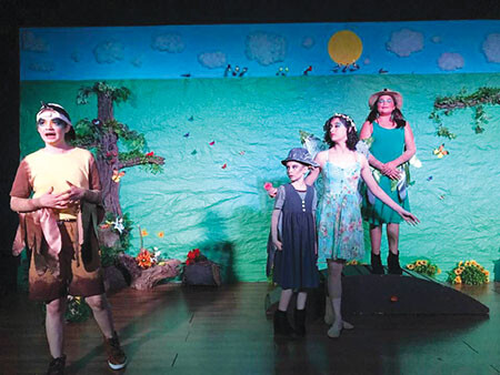 Online ACting Bird Brains performance pic