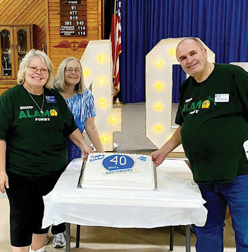 Candy Dewey cake Angela and Jim Johnson Act Dir web