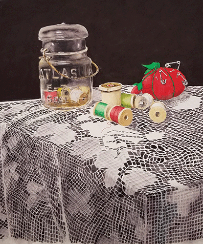 UVAL Hidalgo WatercolorSociety 2022 Best of Show Sew What by Dennis Grover web