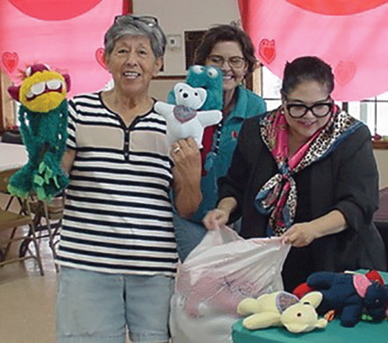 Rachel Carter Julie Herrington and Judge Adela Kowalski Garza web