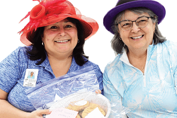 Auction Cindy and Peg with Peanut Butter Cookies web