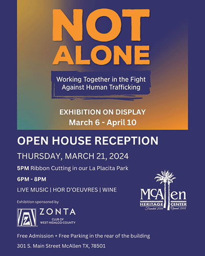 20240320 CORRECT Not Alone Exhibit Reception Invite 03212024 web