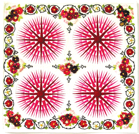 Quilt Bouquets with Tudor Rose Kumiko Frydl web