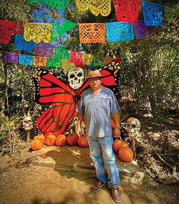 Celebrate the Health of Your Skeleton Butterfly Lady