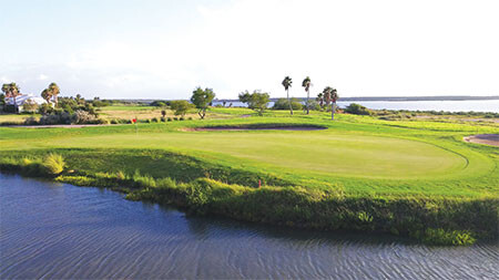 20140902 SPI Golf Course 3 Green from Harbor Units web