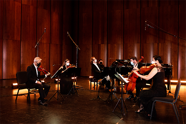 Springtime Schumann Quintet Rehearsal