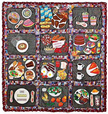 Quilt Last Suppers Jane Burch Cochran web