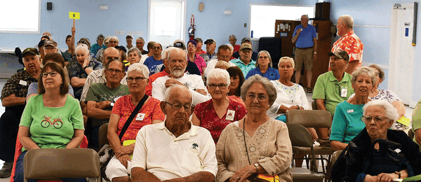 Auction portion of audience web